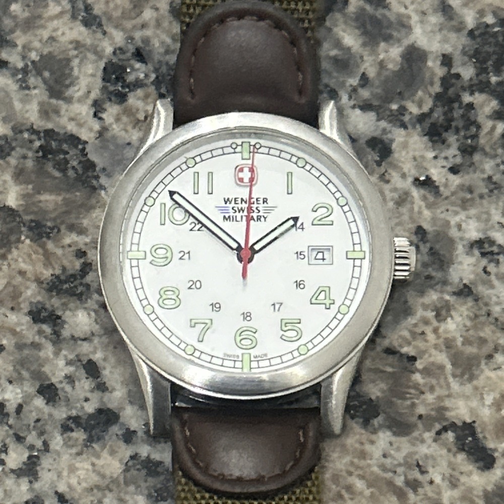 Wenger Military Swiss Army Men's 100m Dive Watch Untested